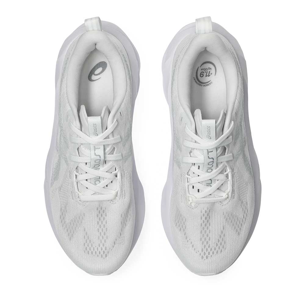 ASICS Novablast 5 White Piedmont Grey