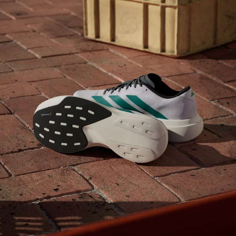 Adidas Adizero Evo SL Cloud White & Pure Teal