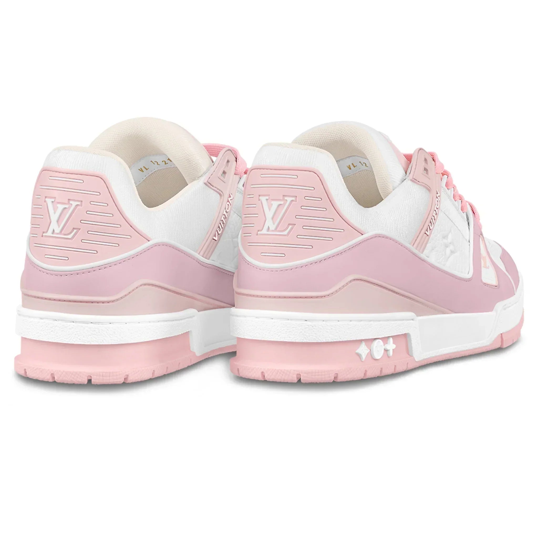 Louis Vuitton Trainer White Rose