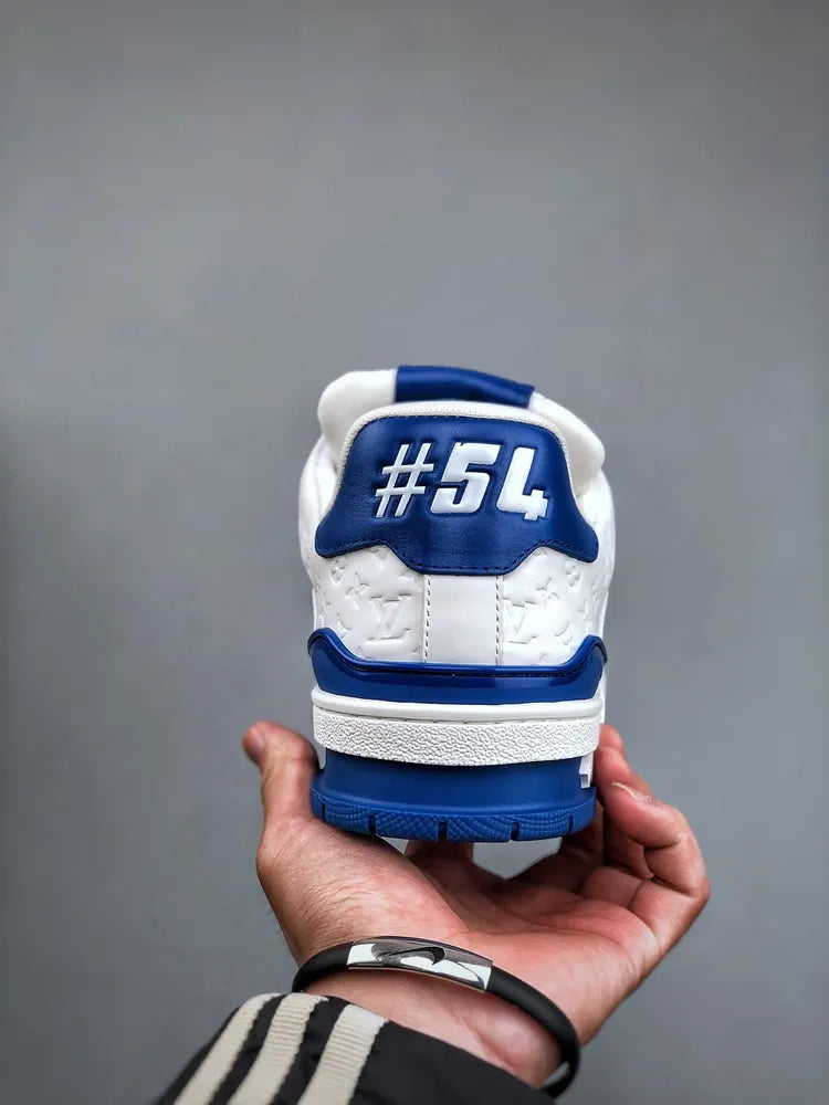 Louis Vuitton Trainer #54 Signature Blue White