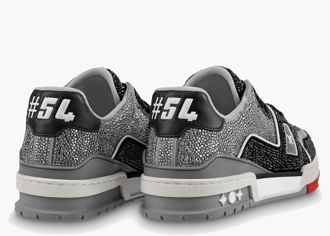 Louis Vuitton Trainer Crystal  – Black Grey