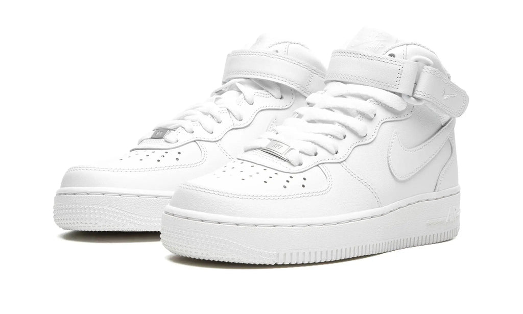 NIKE AIR FORCE 1 MID "Triple White"