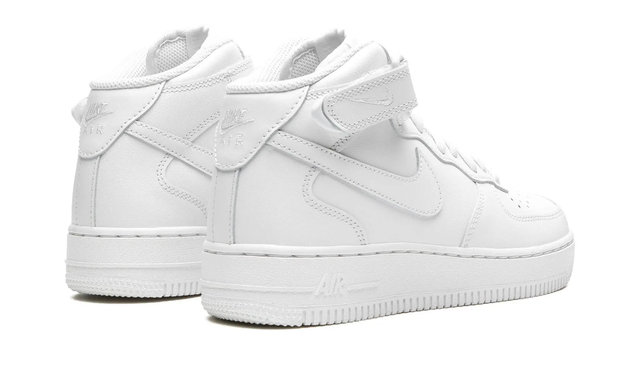 NIKE AIR FORCE 1 MID "Triple White"