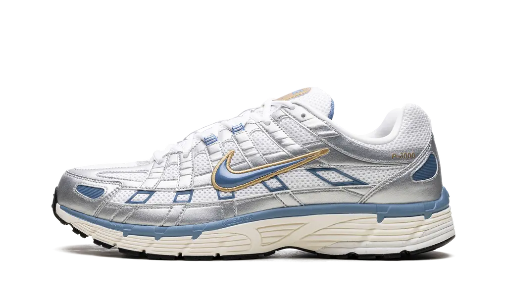 Nike P-6000
"METALLIC SILVER AEGEAN STORM"