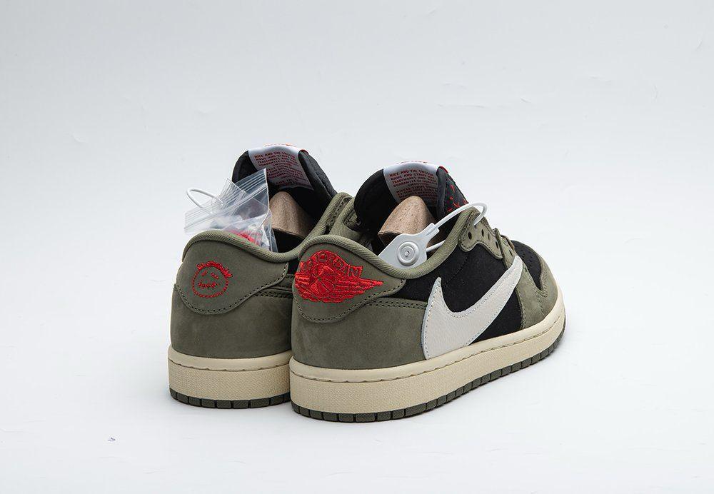 Travis Scott x Air Jordan 1 Low OG "Black Olive"