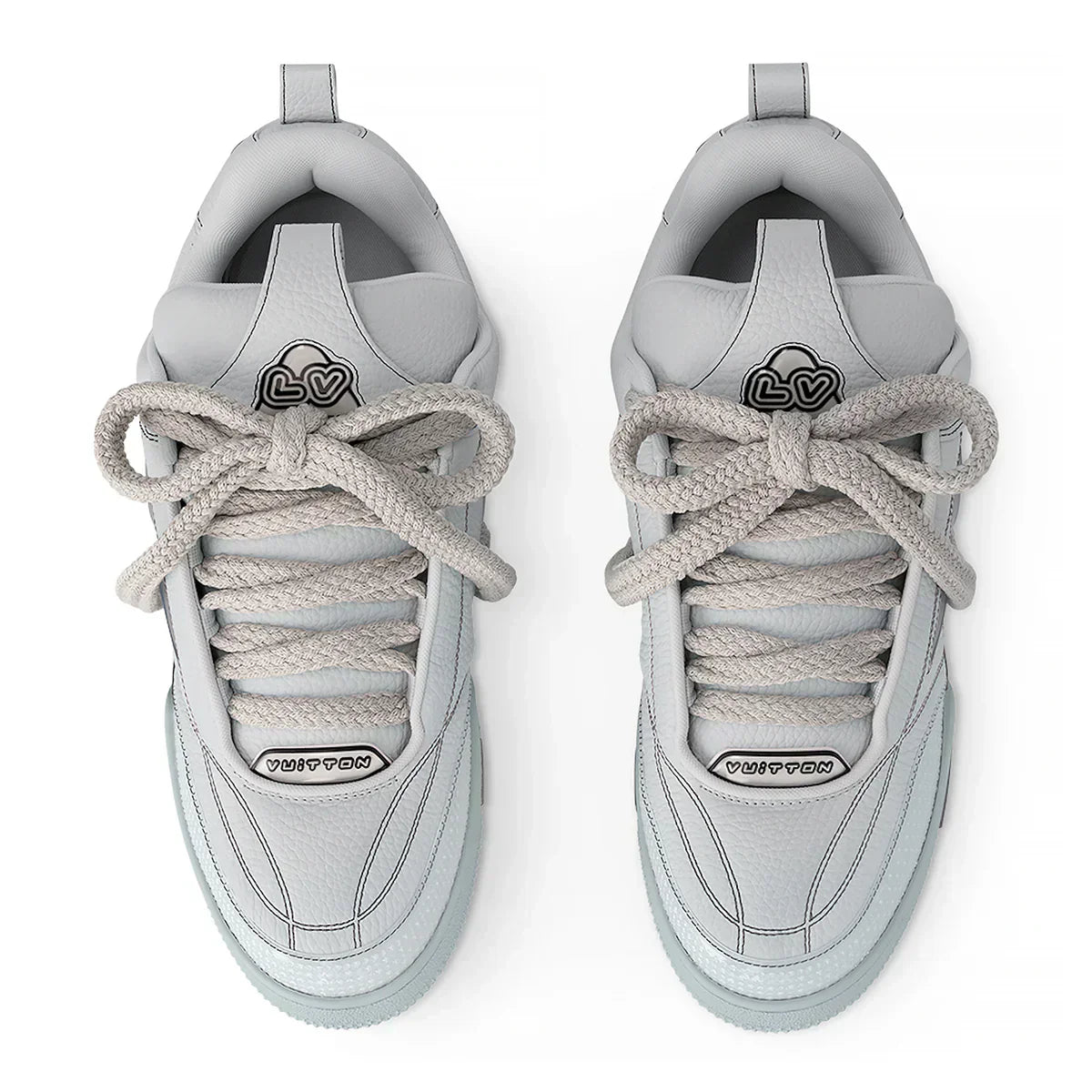 Louis Vuitton Skate Grey White